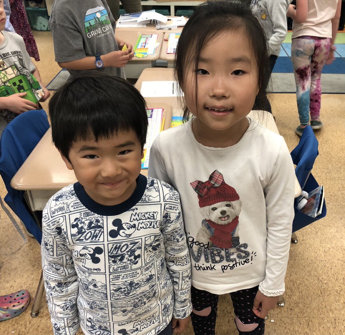 Second graders had fun finding the height of <a href="/CarneysKinders/">Allison H. Carney</a> kindergarten class. #MayNumberCorner