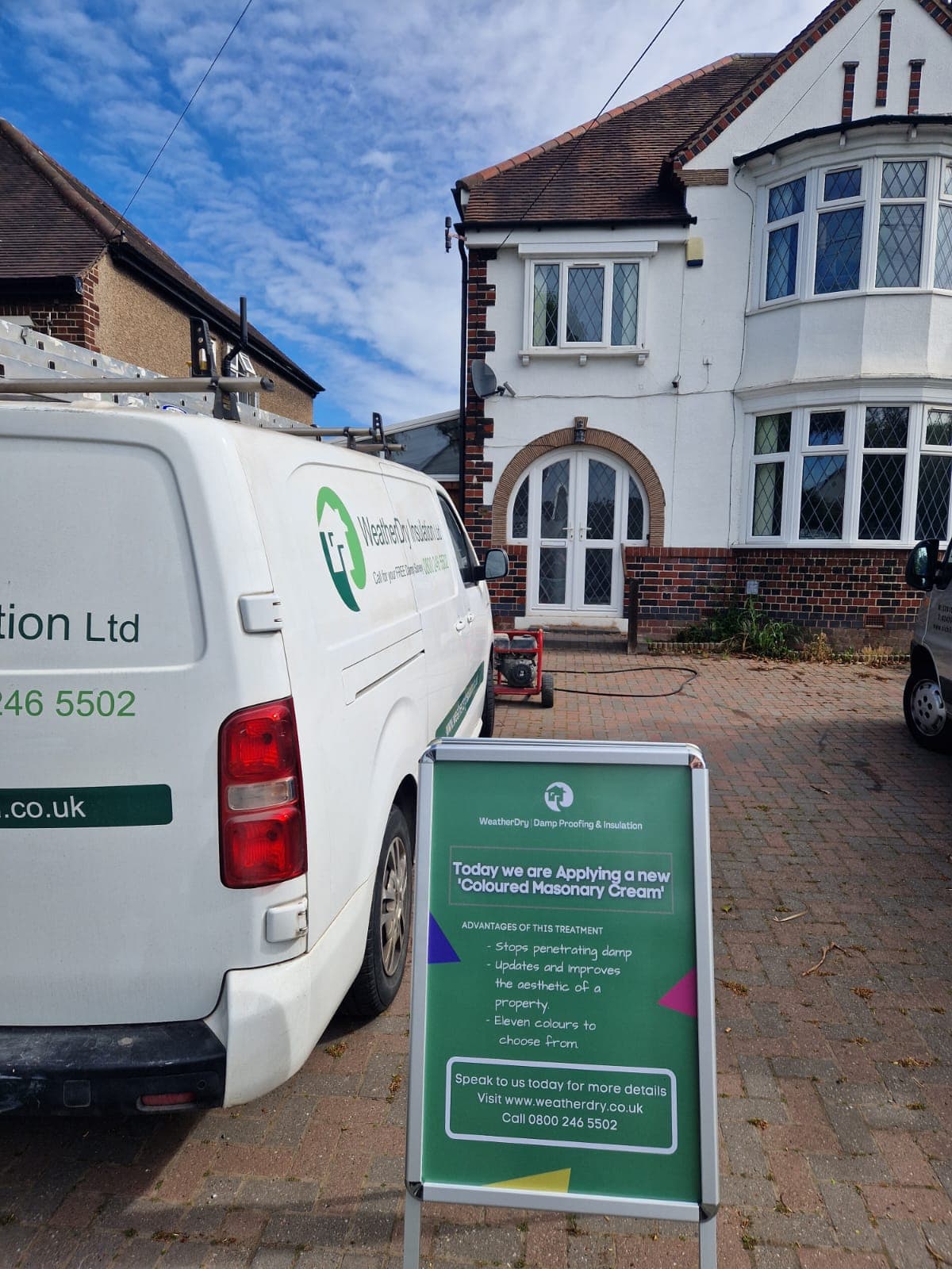 Weatherdry Damp Proofing Insulation Getting Ready To Stop Penetrating Damp In This Property If You Suffer From Penetrating Damp Get In Touch With Us Today Damp Penetratingdamp Themidlands