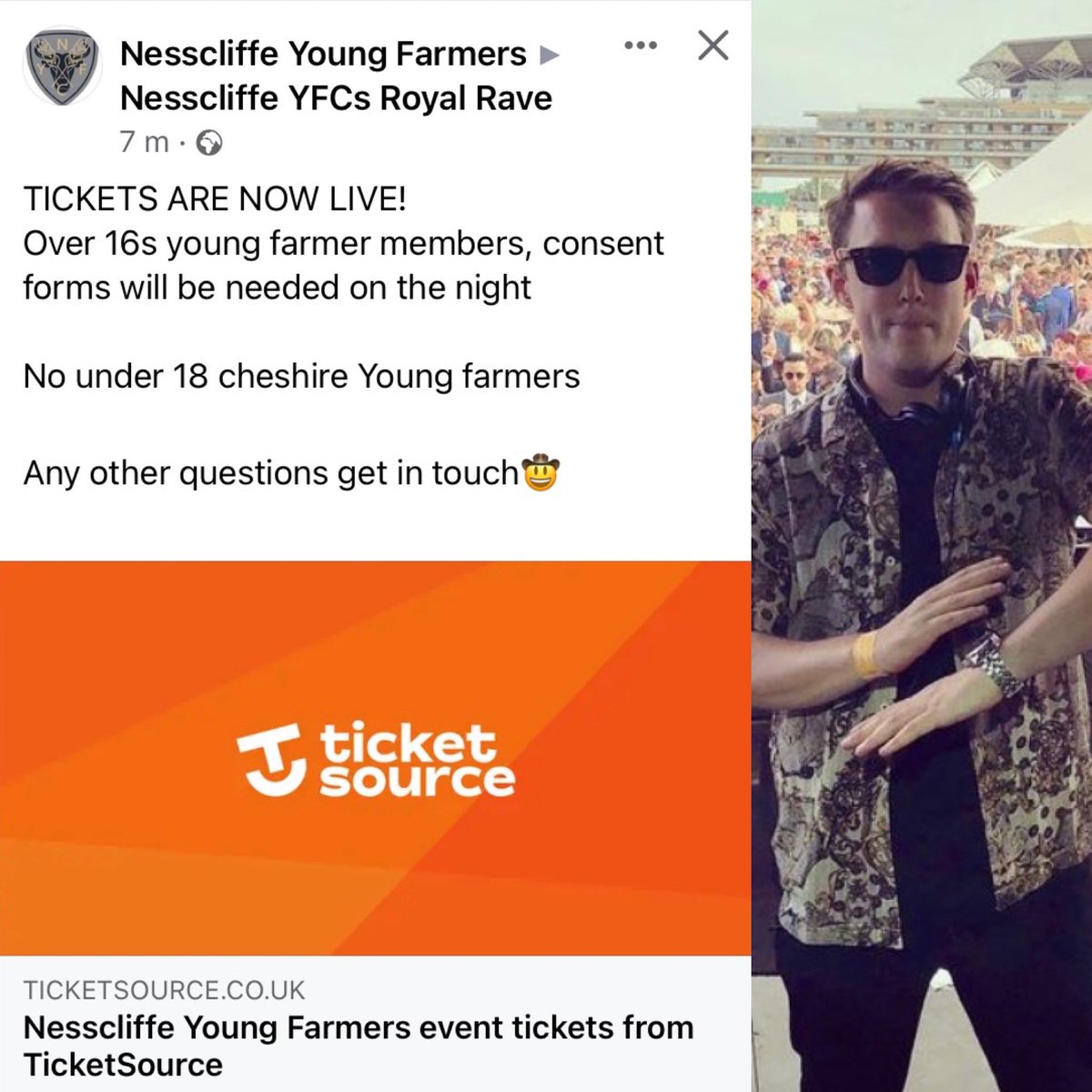 nesscliffe_yfc's tweet photo. YOUNG FARMERS, TICKETS ARE NOW LIVE! 🤠 https://t.co/8P37sIMhlv https://t.co/recFEcKizu