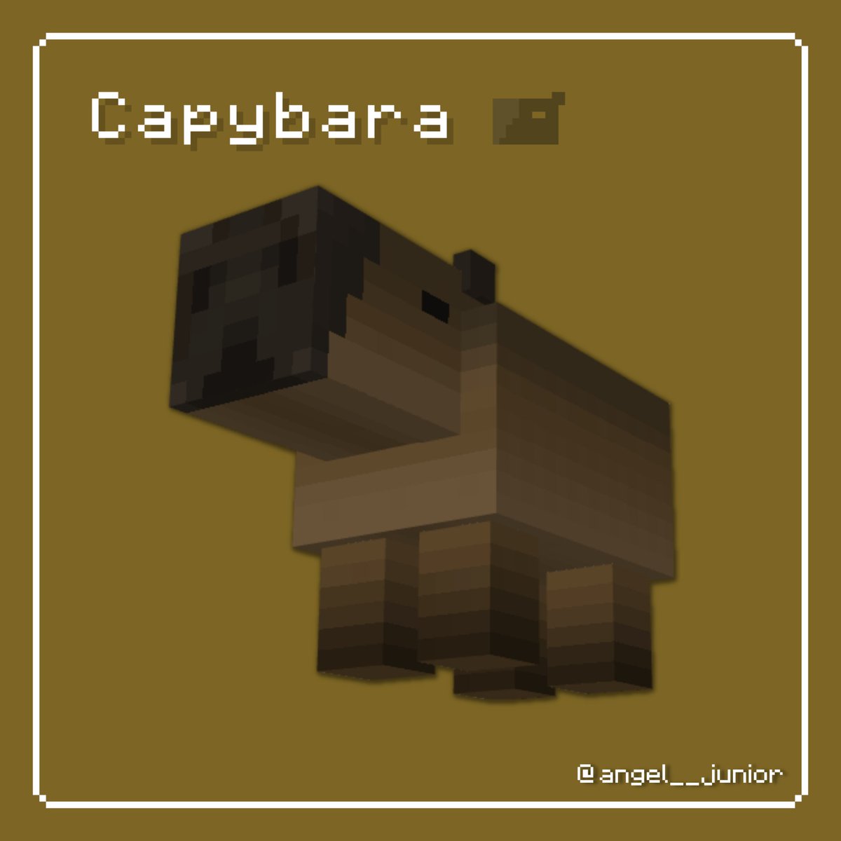 Angel__Junior's tweet photo. Un carpincho -u-

sugerido por @_ESUF_a 

🦦

 #blockbench #blockbench3d #minecraft #minecraftart #minecraftmodel #3D #3dart #3dmodeling https://t.co/LfJVD2sQRa