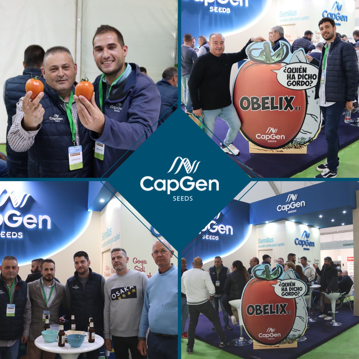 CapgenSeeds's tweet photo. ¡#Felizmiercoles!

Estas son algunas fotografías de nuestro equipo y clientes satisfechos la feria #agrícola de Expolevante en Campohermoso (Níjar).🌱🍅🥒

Fueron tres días de #networking muy productivos y estamos muy contentos de haber podido estar presentes en este evento.👨‍💼👩‍💼 https://t.co/GXDvjKmjY0