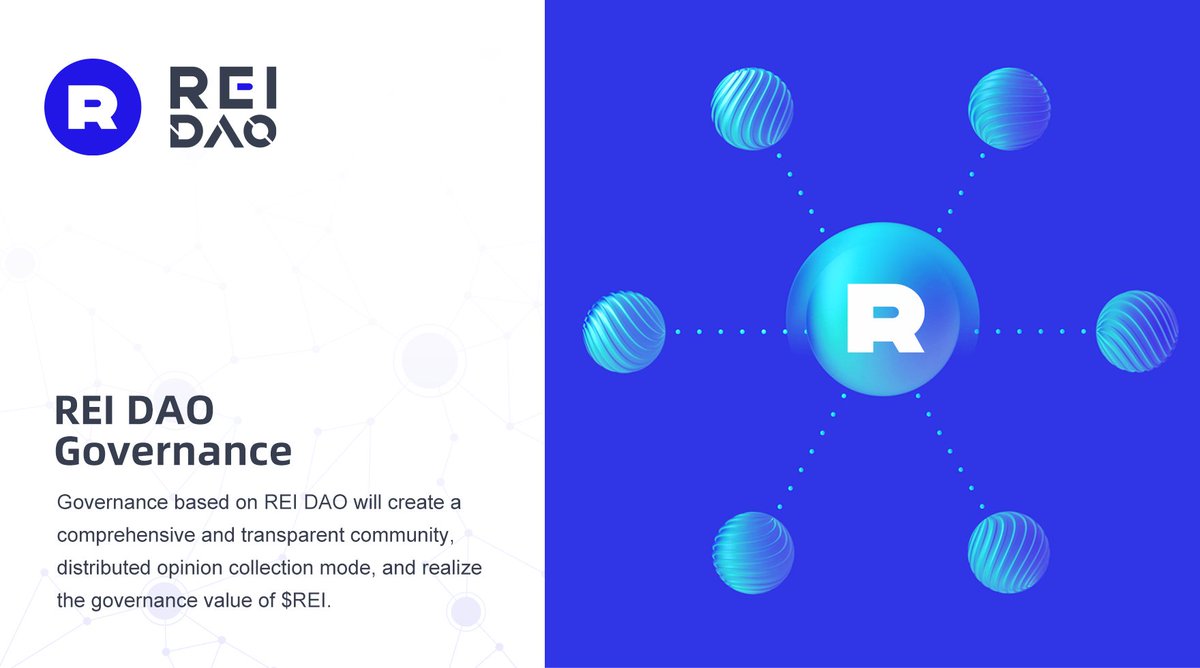 GXChainGlobal's tweet photo. 🎉#REI #DAO Governance goes live! 

New five-phase governance process👉
1⃣ Community consensus
2⃣ Consensus check
3⃣ Proposal review
4⃣ Snapshot voting 
5⃣ Security mechanisms

Details: https://t.co/aci2UJb9lB 
#Governance #REINetwork $REI #GXC #Crypto https://t.co/eeFphEqt4w