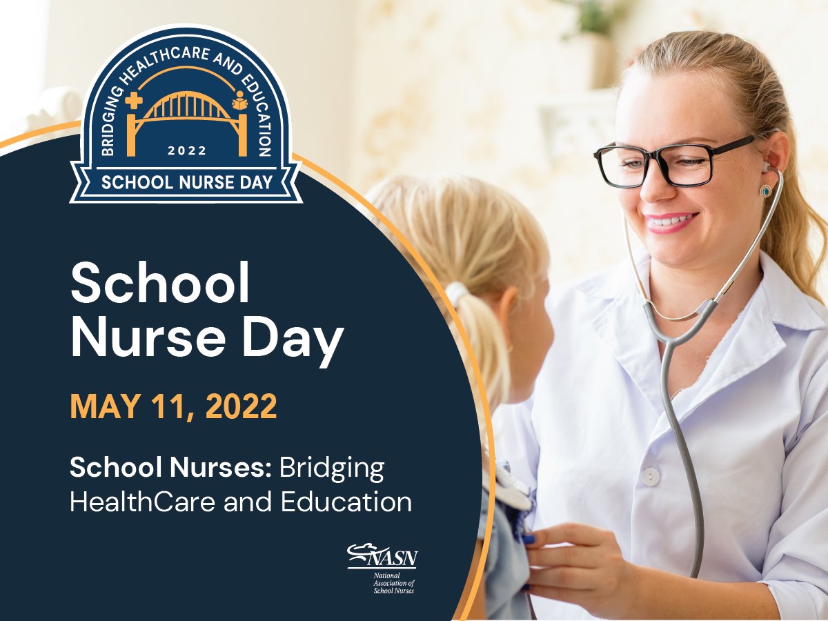 Today is National School Nurse Day! Bridging Healthcare and Education today and every day. Learn more at schoolnurseday.org #SND2022 <a href="/schoolnurses/">NASN, Inc.</a>