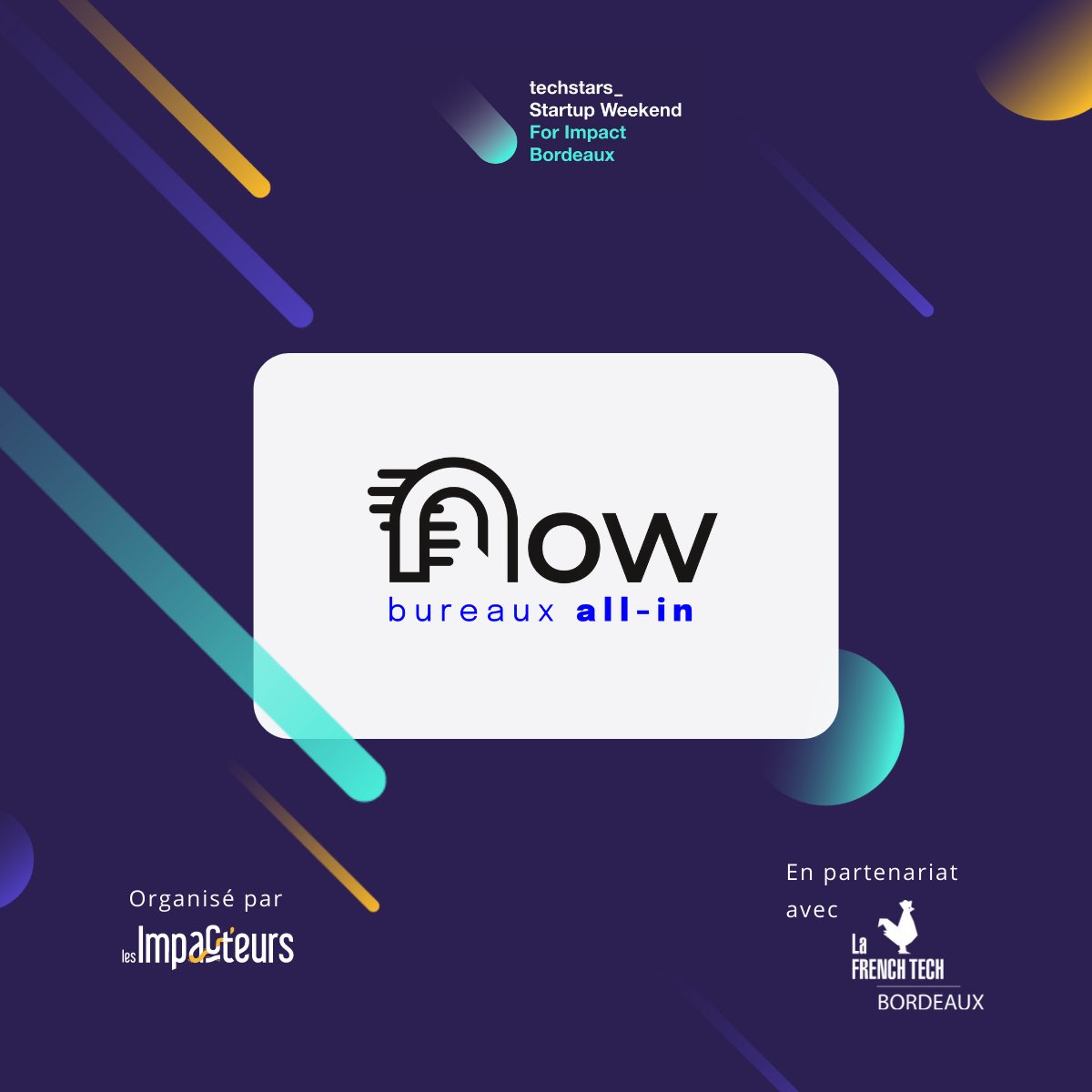 Startup Weekend Bdx (@swbordeaux) on Twitter photo Nos partenaires du #StartupWeekend #Bordeaux 🔥
Le projet gagnant du Startup Weekend du 13, 14 et 15 mai prochain profitera de deux mois de coworking par <a href="/NowCoworking/">Now Coworking</a> 💪
Rejoins l'aventure !!! 👉 bit.ly/swbx2022 Nos partenaires du #StartupWeekend #Bordeaux 🔥
Le projet gagnant du Startup Weekend du 13, 14 et 15 mai prochain profitera de deux mois de coworking par <a href="/NowCoworking/">Now Coworking</a> 💪
Rejoins l'aventure !!! 👉 bit.ly/swbx2022