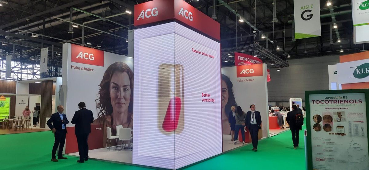 ACGWorld's tweet photo. If you’re attending #VitafoodsEurope2022 be sure to stop by our booth to see our portfolio of vegetarian #capsules – they’re ‘Clean Label’ certified, #titanium dioxide-free and can also be tinted in #natural colours. Look for booth no. G50
#ACGCapsules #Nutraceuticals #CleanLabel https://t.co/QvAd8mt3IG