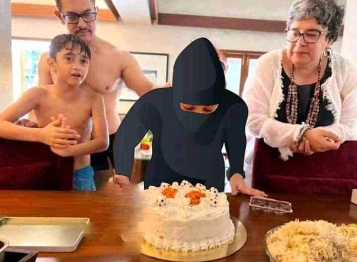 Sushmaspeaks_5's tweet photo. In this tent  She can't blow up  candles , so she selected another way...

 that's it.. 😂 https://t.co/Aw2OlciKcP