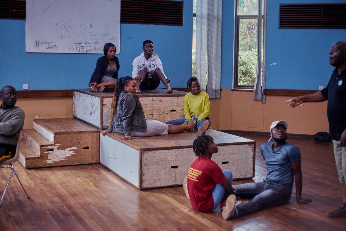 sula_malawi's tweet photo. One of the sessions in acting during #Sulatraining last week. Prof. M. Magalasi sharing the acting skills with #Sulaartists. #SoundConnectFunds #SulaMw #Sula #Sulatraining #UnimaFPA https://t.co/unmqlALdUA