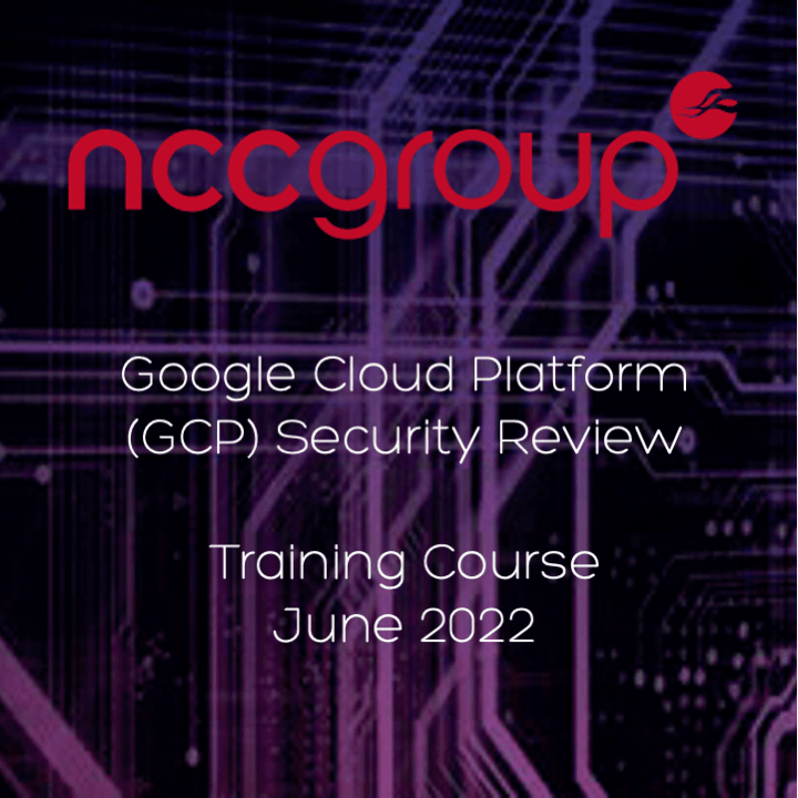 44CON's tweet photo. Are you a security consultant or cloud architect interested in learning the principal elements of an environment based in Google’s cloud?
This @NCCGroupplc #44CONTraining course is for you!
https://t.co/jYS2eW7THU
#CybersecurityTraining https://t.co/7bSd9yKQVo