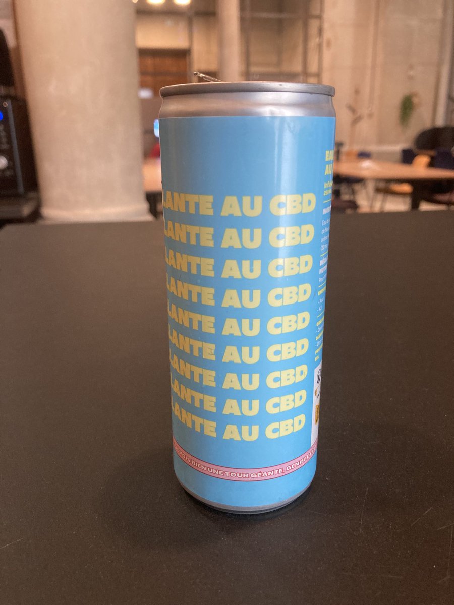 De l’eau pétillante au CBD !
Les marketeurs sont toujours au top 🙃
J’espère que ma productivité ne va pas trop s’altérer et que cette boisson va me désaltérer 🤪