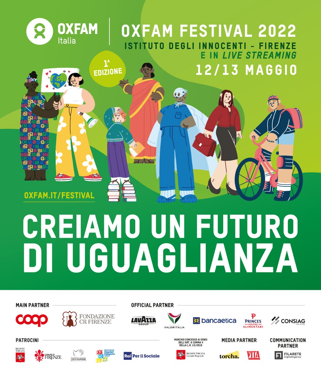 consiag's tweet photo. 📆Domani e venerdì si terrà la prima edizione di #OxfamFestival, di cui #Consiag è partner ufficiale.
👉Due giorni di incontri in cui si parlerà della disuguaglianza in Italia.
📍Info ed iscrizioni: https://t.co/PnQwfWVqd2
#StopDisuguaglianze #consiagsostiene https://t.co/e5EqHnfK7x