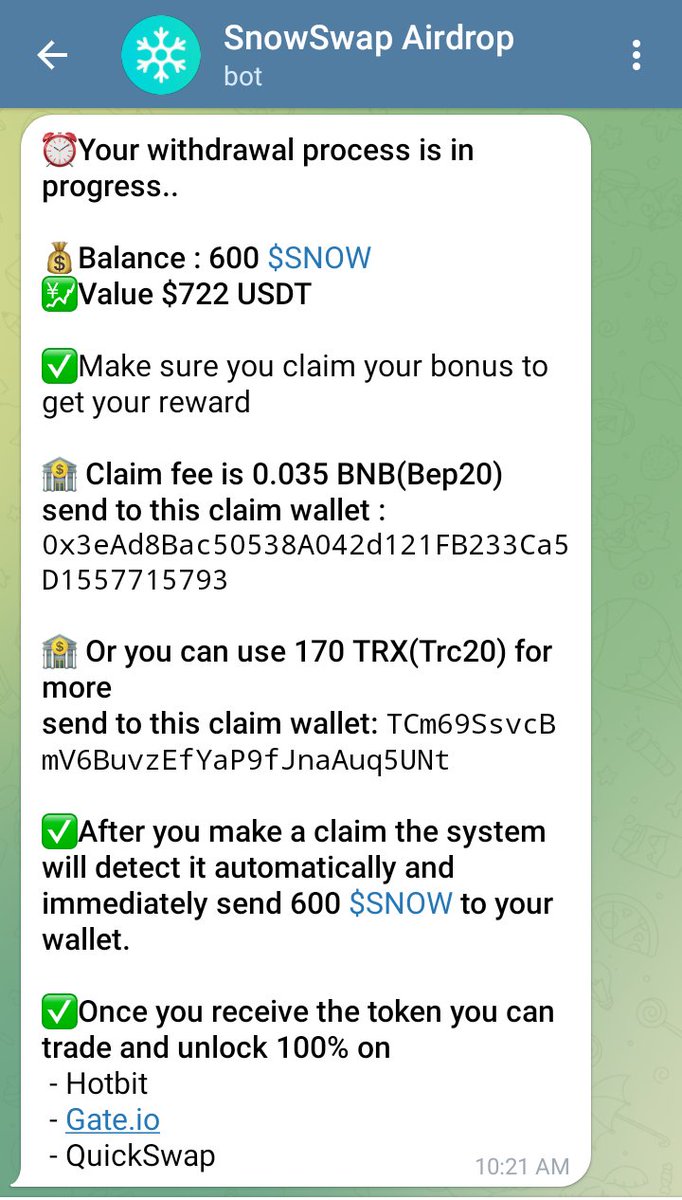 Cryptodragonzz's tweet photo. @SnowSwap_ When you think there is a new project you can trust then comes this... How can you just be starting you're already asking for money?????? https://t.co/B2PQFnIo1d