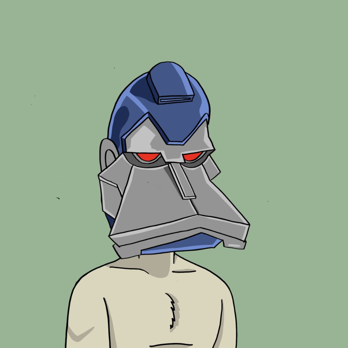 realkennycopey's tweet photo. Nobody cared about this duck until he put on the mask #Duckbot @Duckbotsforce #DucksUnited https://t.co/TFxJW8er38