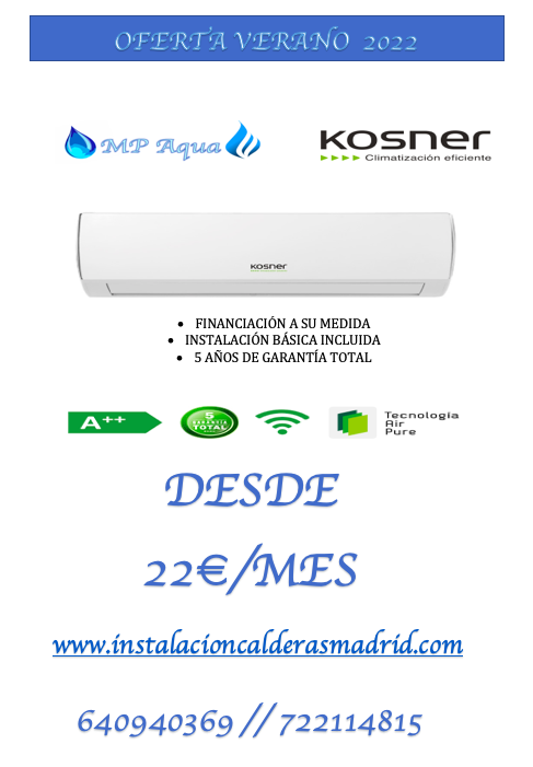 MP_Aqua's tweet photo. Suben las temperaturas y con ello nuestras ganas de fresco en casa, de bienestar en el hogar. Para ello, lanzamos una oferta para este verano. No dudes en consultarnos a través del teléfono, mail o RRSS. ¡No pases calor! #mpaquainstalaciones #nuestrotrabajotubienestar https://t.co/1tzGPBw8Od