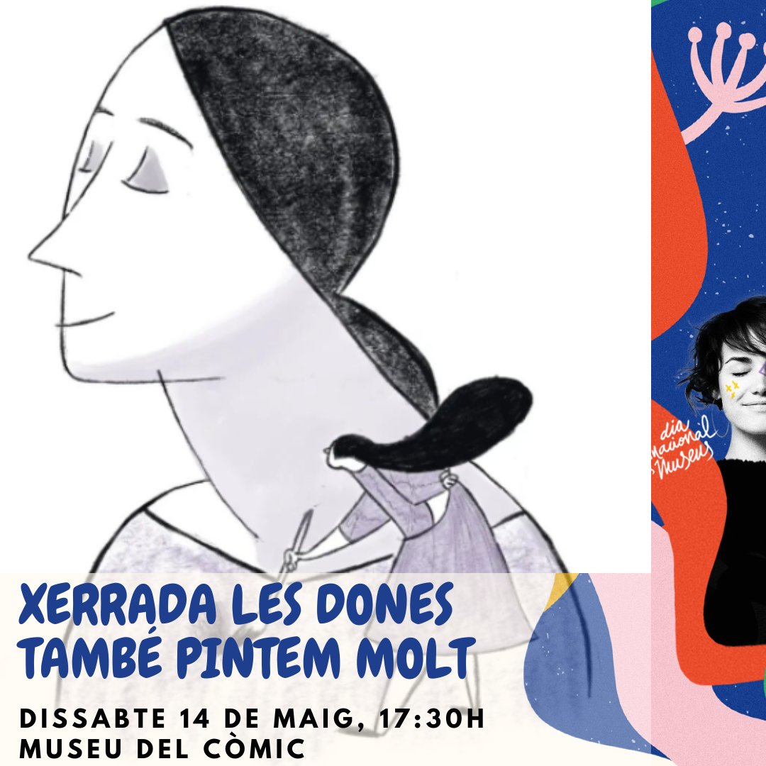Amb motiu del Dia Internacional dels Museus i dins el programa de l'exposició temporal "Dones: ficcions i realitats", no us perdeu aquesta xerrada!

A càrrec de Montse Mazorriaga 

#elpoderdelsmuseus 
<a href="/comic_del/">Museu del Còmic</a> <a href="/ajsantcugat/">Aj. Sant Cugat</a> <a href="/culturastc/">Cultura Sant Cugat</a> <a href="/patcdiba/">Oficina de Patrimoni Cultural-Diputació Barcelona</a> <a href="/cultura_cat/">Cultura</a> <a href="/montsefeliscat/">Montse Mazorriaga @mfeliscatus</a>