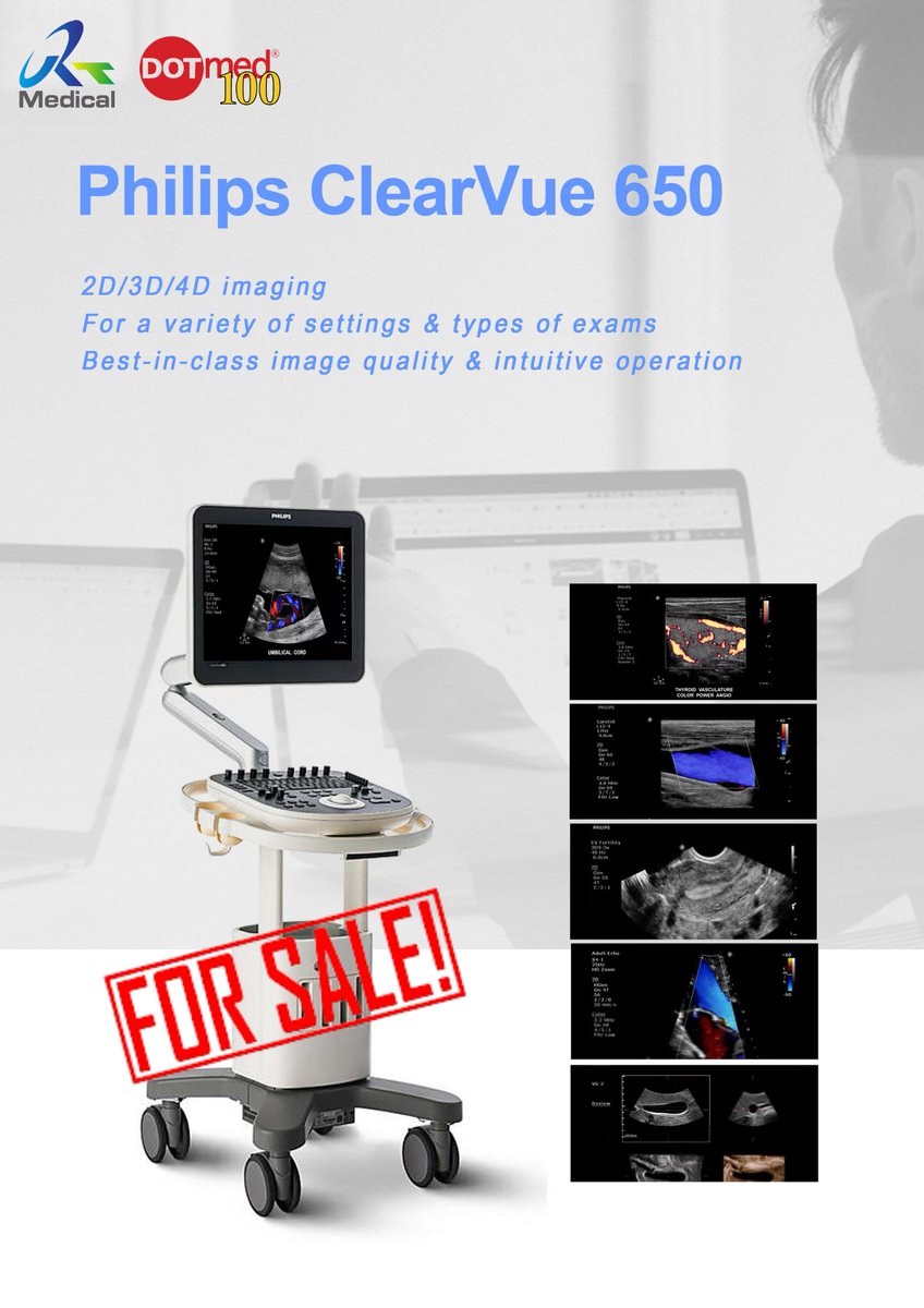 r_rongtao's tweet image. Philips ClearVue 650 New Ultrasound Machine for sell
#ultrasound #philips #clearvue #hospital #healthcare #imaging