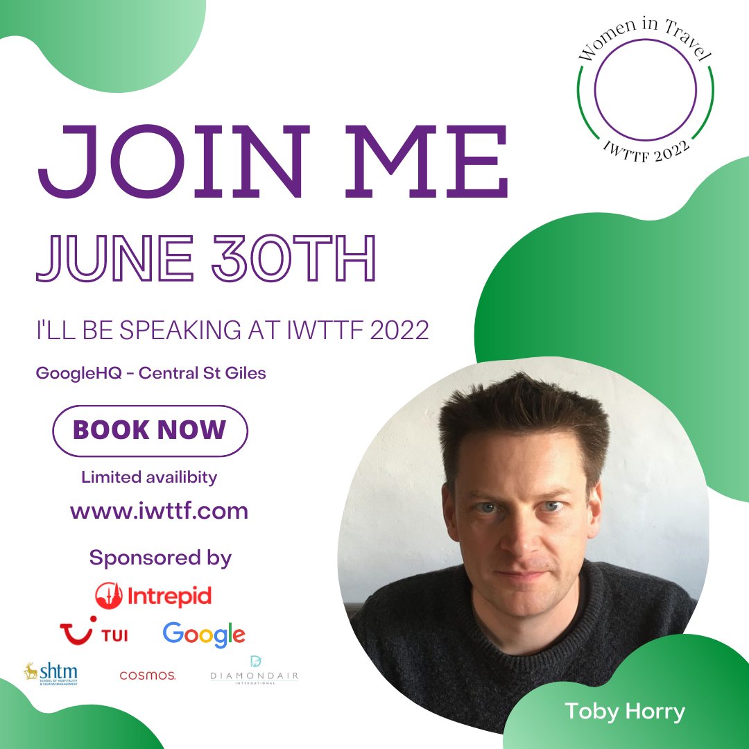 Meet one of our male allies Toby Horry, @TUIUK Group Brand Director. Toby is a panellist at #IWTTF & will be debating why allyship matters & why we need to engage men in the DEI conversation. Secure your tickets now: womenintravelcic.com/product/iwttf-… #WomeninTravel #allyship #mentorship