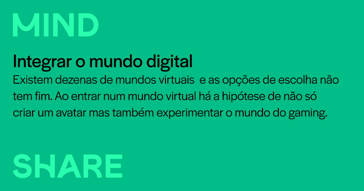 MindsharePT's tweet photo. O metaverse é uma realidade digital que combina aspetos de redes socias, gaming, realidade aumentada (AR) , realidade virtual (VR) e criptomoedas para permitir que os usuários interajam virtualmente. 

#MindshareNews https://t.co/bOObgNgp4t