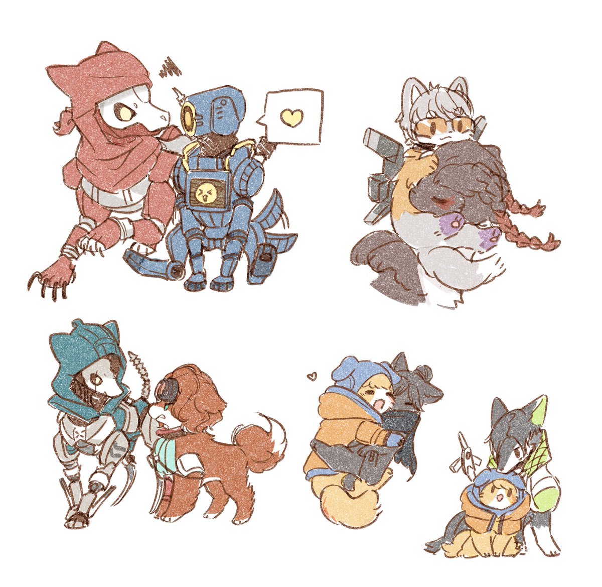 最近のアペ絵
ヴァルロバとレヴパスとアシュホラとワトレイとクリワトとオクライ🥳 
