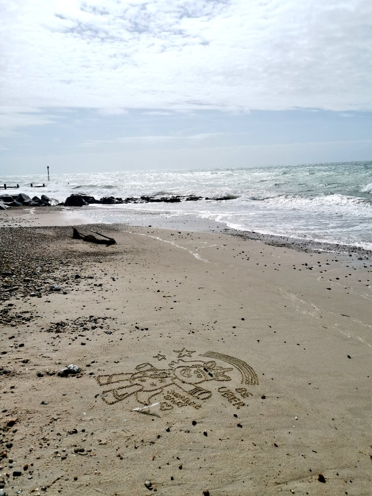 DigiDaughter's tweet photo. Be Uber π¦ #Ubercorn #DISCO #GoJetters #mascot #Leader #funky #facts @cbeebieshq
π #StaySafe #sanddrawing #beachart πππ #Covid2022 #Lockdown2021 #morale #VitaminSea #DuneToons #Lockdown2020 #comics #cartoons βοΈ #SandBanksy #shorelinesally Character No.1508 https://t.co/2WDTossM9t