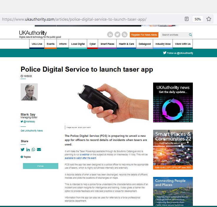 Omega_RF's tweet photo. An (illegal in the UK) stun gun - is not a #Taser
Important to use appropriate images and language in discussion around use of taser weapons @markssay
@AbiDymond @PoliceChiefs @Lesslethalweaps #TalkAboutTaser #taserd https://t.co/ud1oExS2JM
