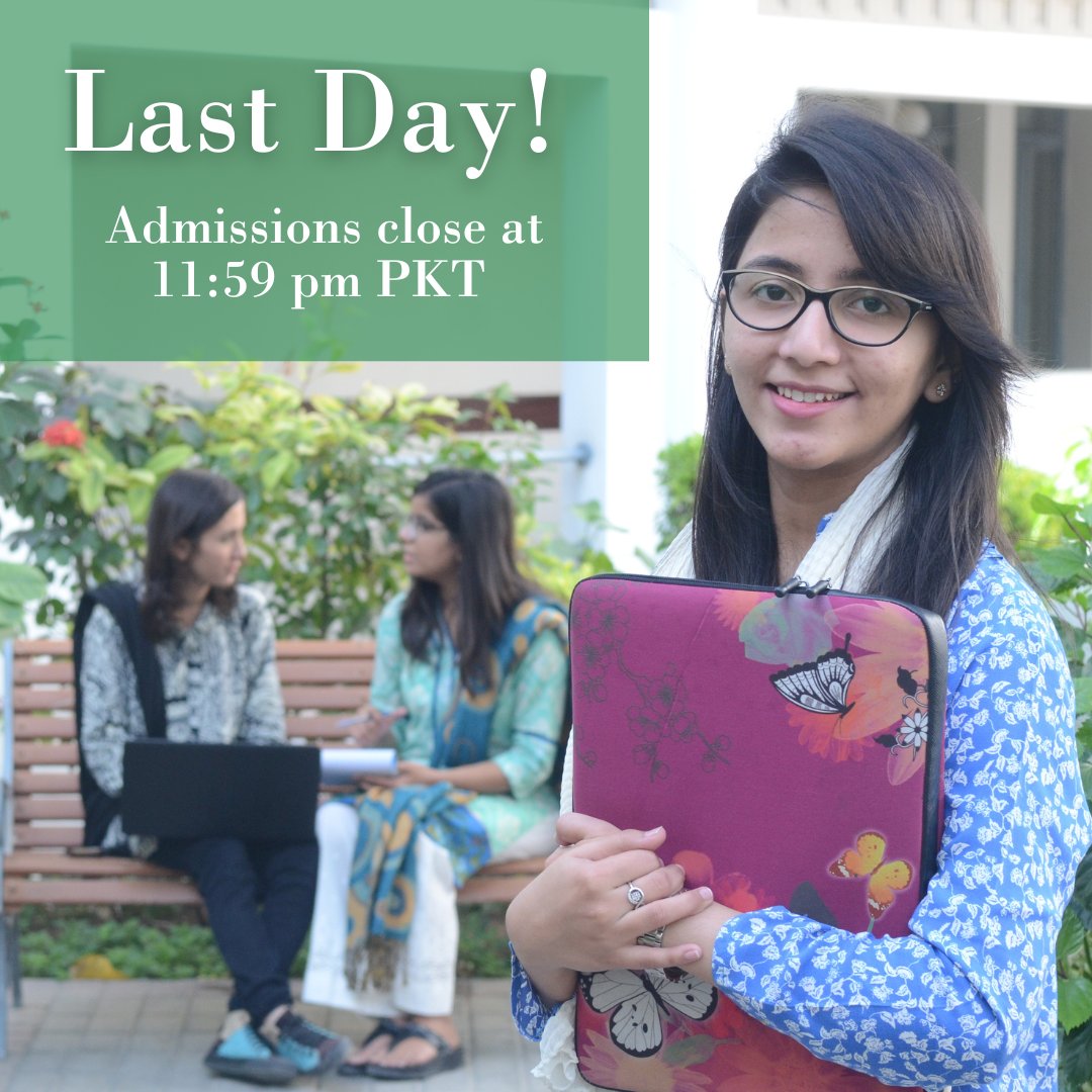 Our #AKUAdmissions portal will stop accepting applications at 11:59 pm PKT TONIGHT. Hurry up and apply as soon as possible!
🔗 Master of Education (MEd) aku.edu/iedpk/med
🔗 MPhil in Education aku.edu/iedpk/mphil 
🔗PhD in Education aku.edu/iedpk/phd