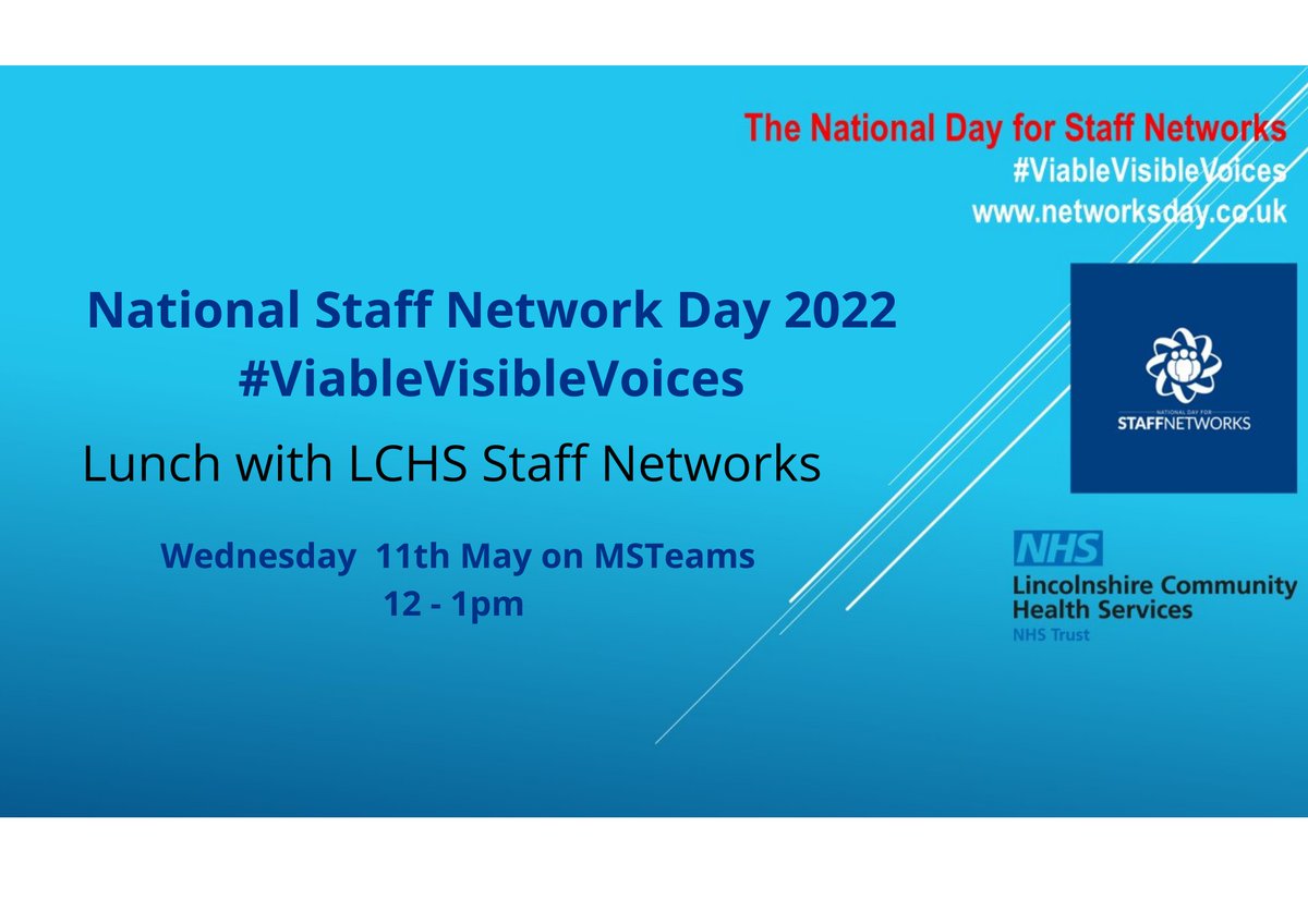 LCHSEquality's tweet photo. #ViableVisibleVoices #NationalStaffNetworkDay at LCHS today at noon Lunch with LCHS Staff Networks https://t.co/JAVGNyAHoG