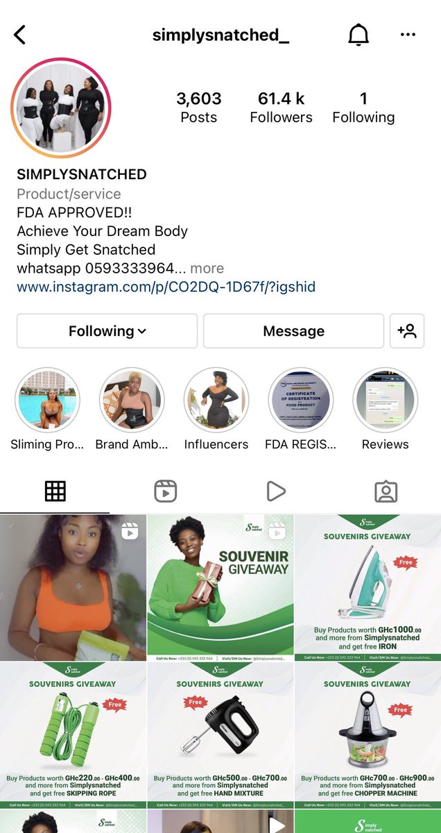 fellamakafui_'s tweet photo. My weight Management plug is just the best !! How cool can this be ? Call/whatsapp them now 0593333964 !! https://t.co/w4lmB8cAVJ
