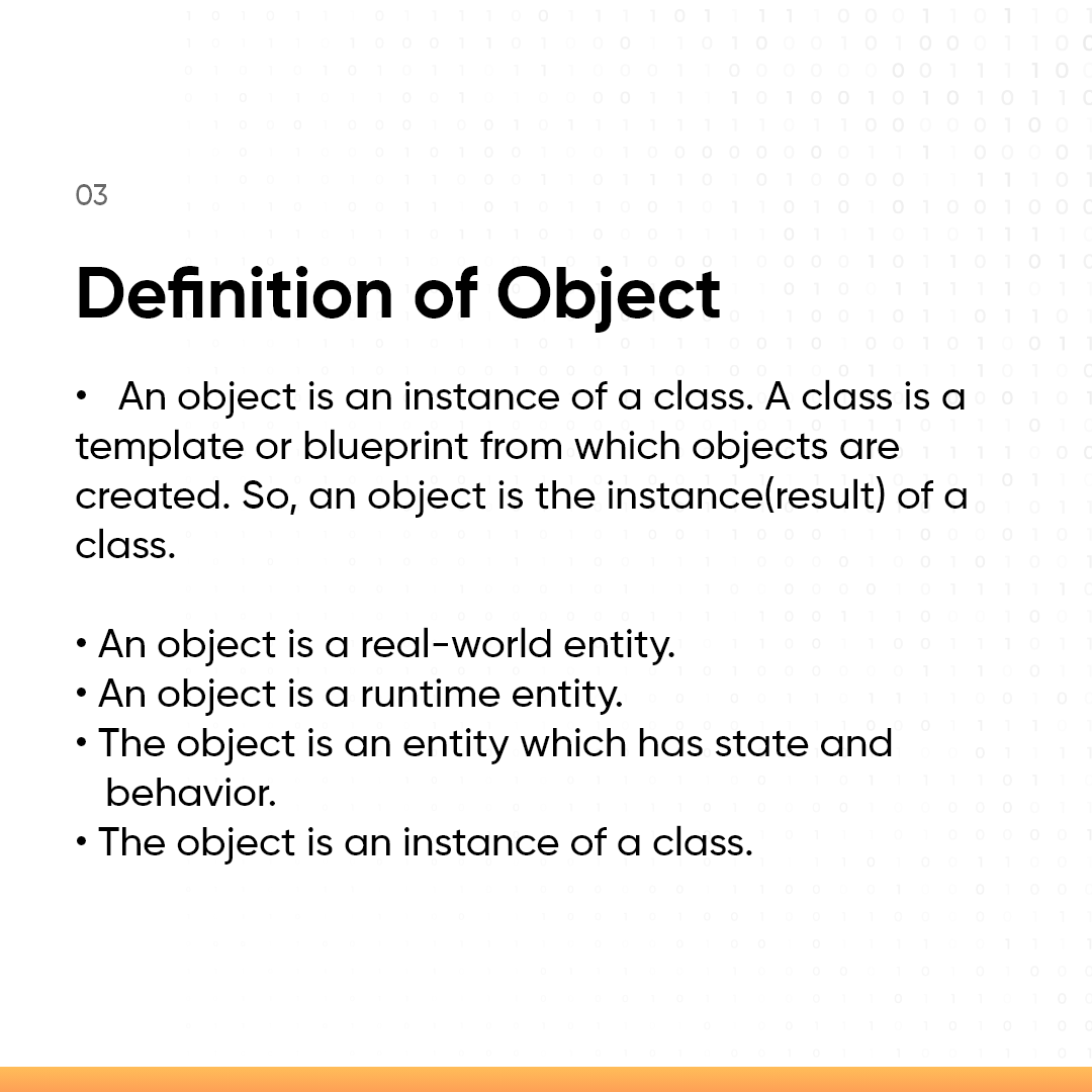 Codeyoung_india's tweet photo. In this post you'll learn about objects in Java. 

An object in Java is the physical as well as a logical entity, whereas, a class in Java is a logical entity only.

#CodeyoungKnowledge #coders #codeyoung #coding #programming https://t.co/pIvjwvBF2F