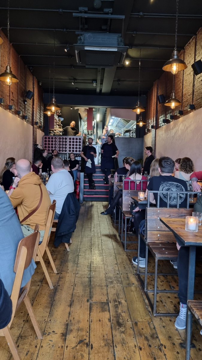 We took over <a href="/Mister_S_Dublin/">Mister S</a> last night and the team pulled out all the stops and then some. From an incredible value tasting menu at €50 (including a welcome drink of white or rose txakoli 🥂) diners ate: