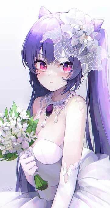 #原神 #GenshinImpact
Wedding 刻晴 