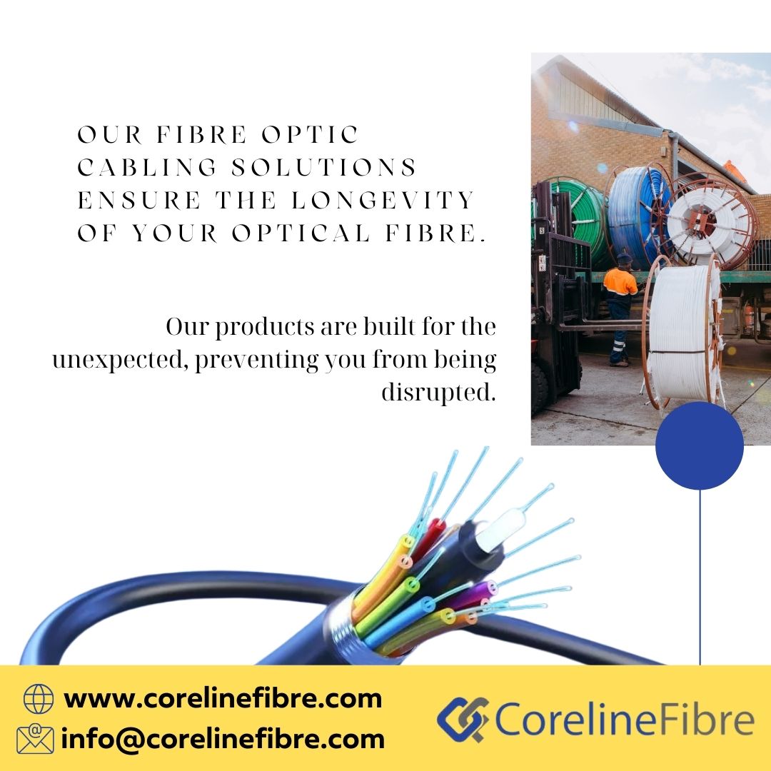 CorelineFibreSA's tweet photo. Coreline Fibre is a fibre optic company that provides the Full turnkey telecommunications solutions. We offer a variety of services such as planning, supply and implementation.

https://t.co/HWKi4hr2m9
Info@corelinefibre.com 

#Fiber #cables #FiberOpticCables #fibresolutions https://t.co/vXoO0Pgsbb