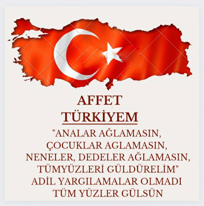 AFFET TÜRKİYEM
#Covid19izinleri