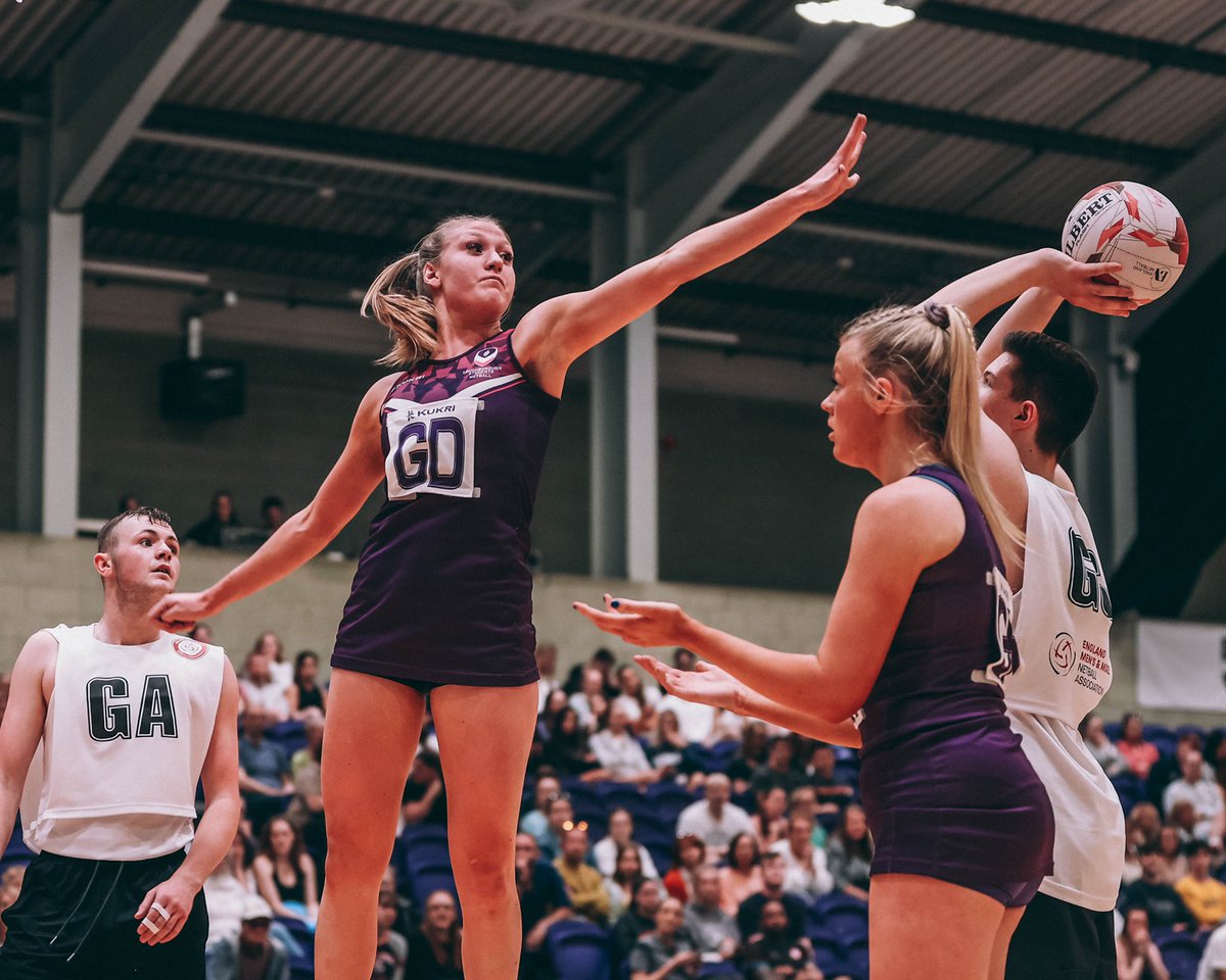 josie_pointon's tweet photo. Great way to wrap up the competitive season with  @_LSNC_ 💜🏐

Some absolutely outstanding netball from both teams @EnglandMMNA 🔥🔥🔥

Very excited for the season ahead 🤩💪 https://t.co/7qnFkGl3zb