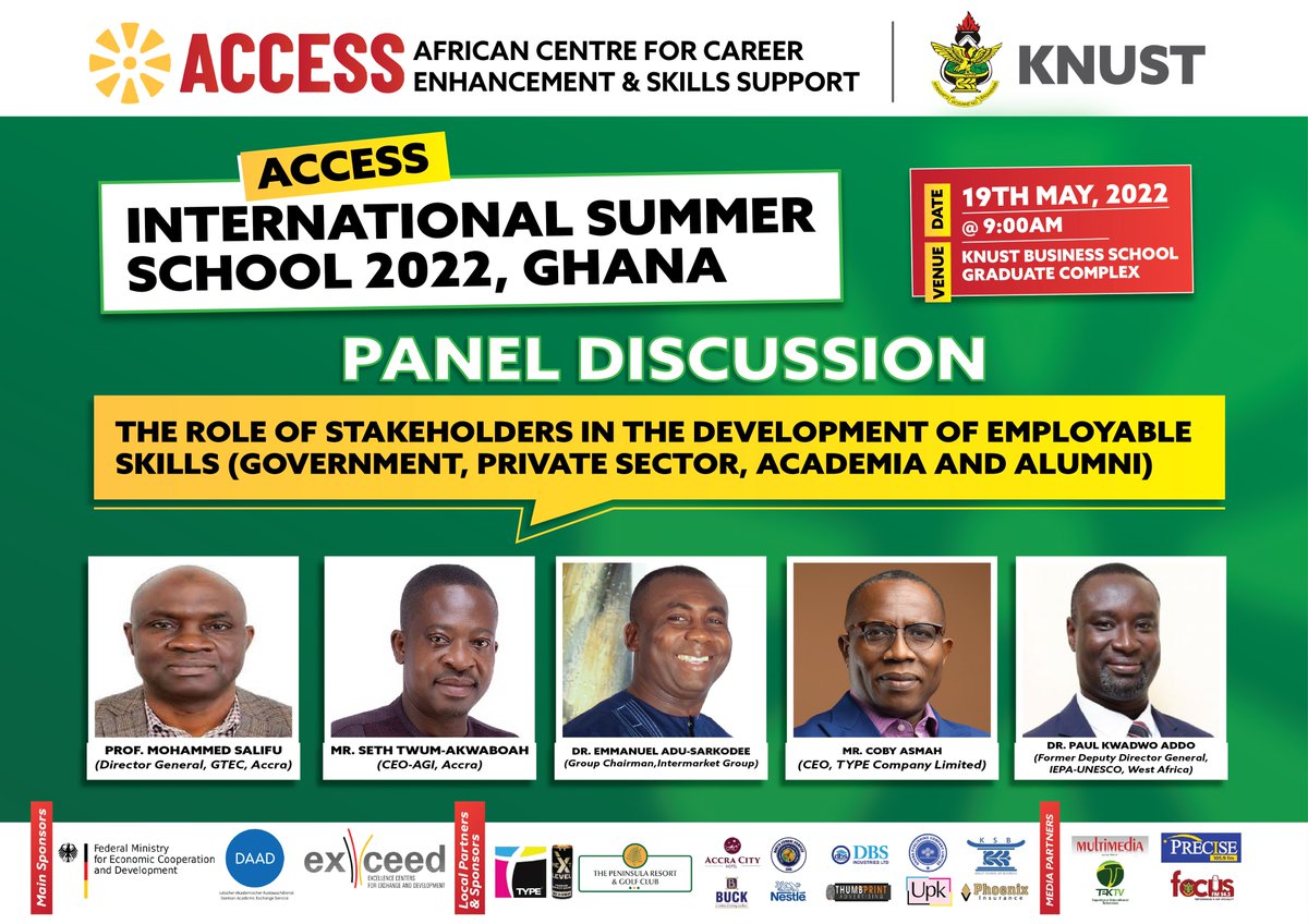 KNUSTGH's tweet photo. ACCESS International Summer School 2022, Ghana https://t.co/npHAhnmtxB