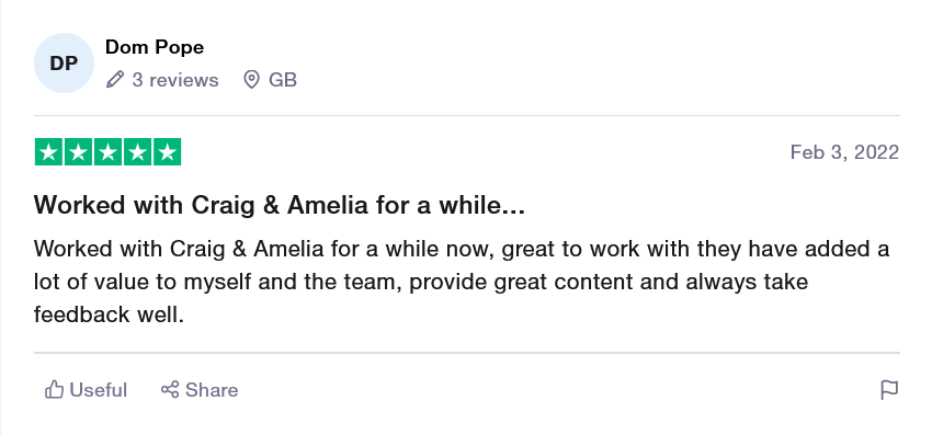 mycontentpal's tweet photo. Building long standing relationship's with satisfied clients!
The review says it all and we delivered 💪!
Get in touch with us for amazing content!
@DomPope10 🙏
#seo #contentbuilding #digitalmarketing #business #watchthisspace https://t.co/zDn24zGRmt