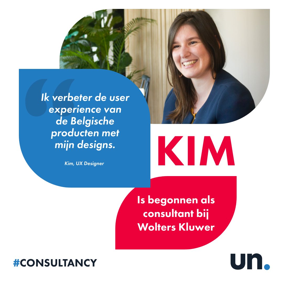 uncodedrocks's tweet photo. Opnieuw een uncoded-collega bij Wolters-Kluwer. Kim vervoegt het team daar als UI/UX-designer. Succes, Kim!
#uncodedrocks #consultancy #uiux #design https://t.co/NUUIEboXFK