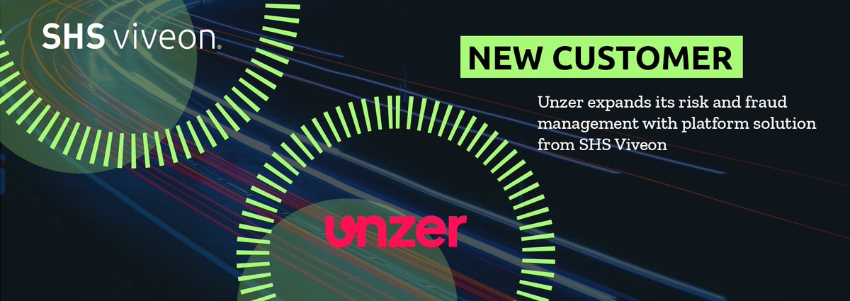 🔥Hot off the <a href="/SHS_VIVEON/">SHS VIVEON AG</a> News ticker: we're delighted to welcome one of Europe's leading payment companies Unzer as a customer for our risk and fraud management platform.

Read the full story:
👉 hubs.ly/Q01b0lsW0