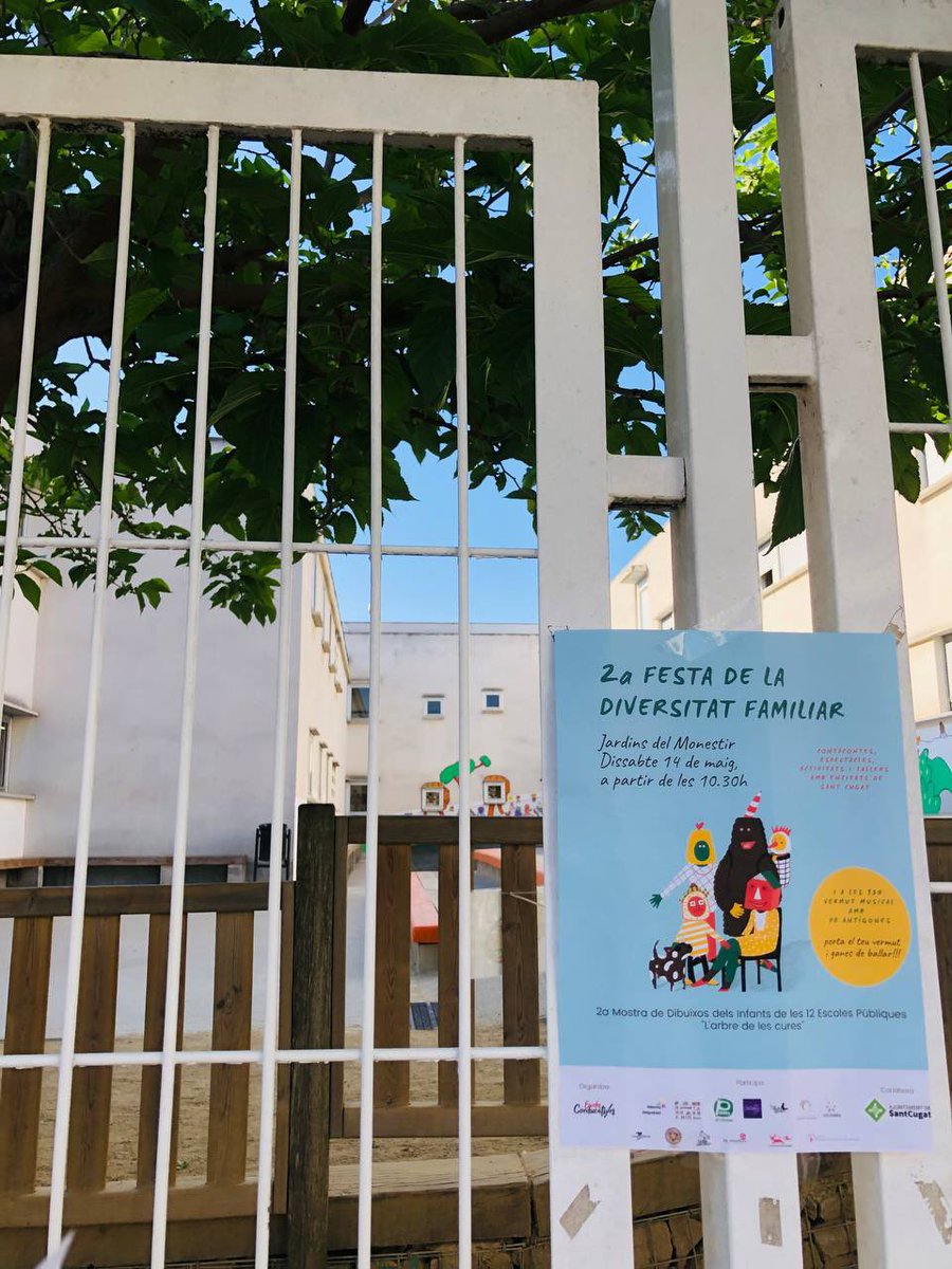 Famíles!!! Esteu convocades a la festa. Aquest dissabte als jardins del Mo@nestir #SantCugat 🥳🥳🥳 #FestaDiversitatFamiliar