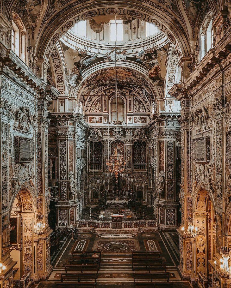 The Church of Saint Catherine (Italian: Chiesa di Santa Caterina or simply Santa Caterina) in Palermo, Sicily. Built in the end of the 16th century. #architecture #architecturephotography #architecturaldesign #beautiful #Buildings #church #cathedral