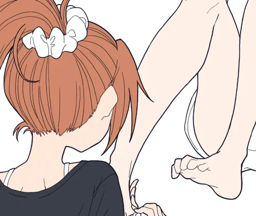 skebのなかよし川、ペン入れまで終わって只今ベタ塗り中です。今週末には仕上げたい。 