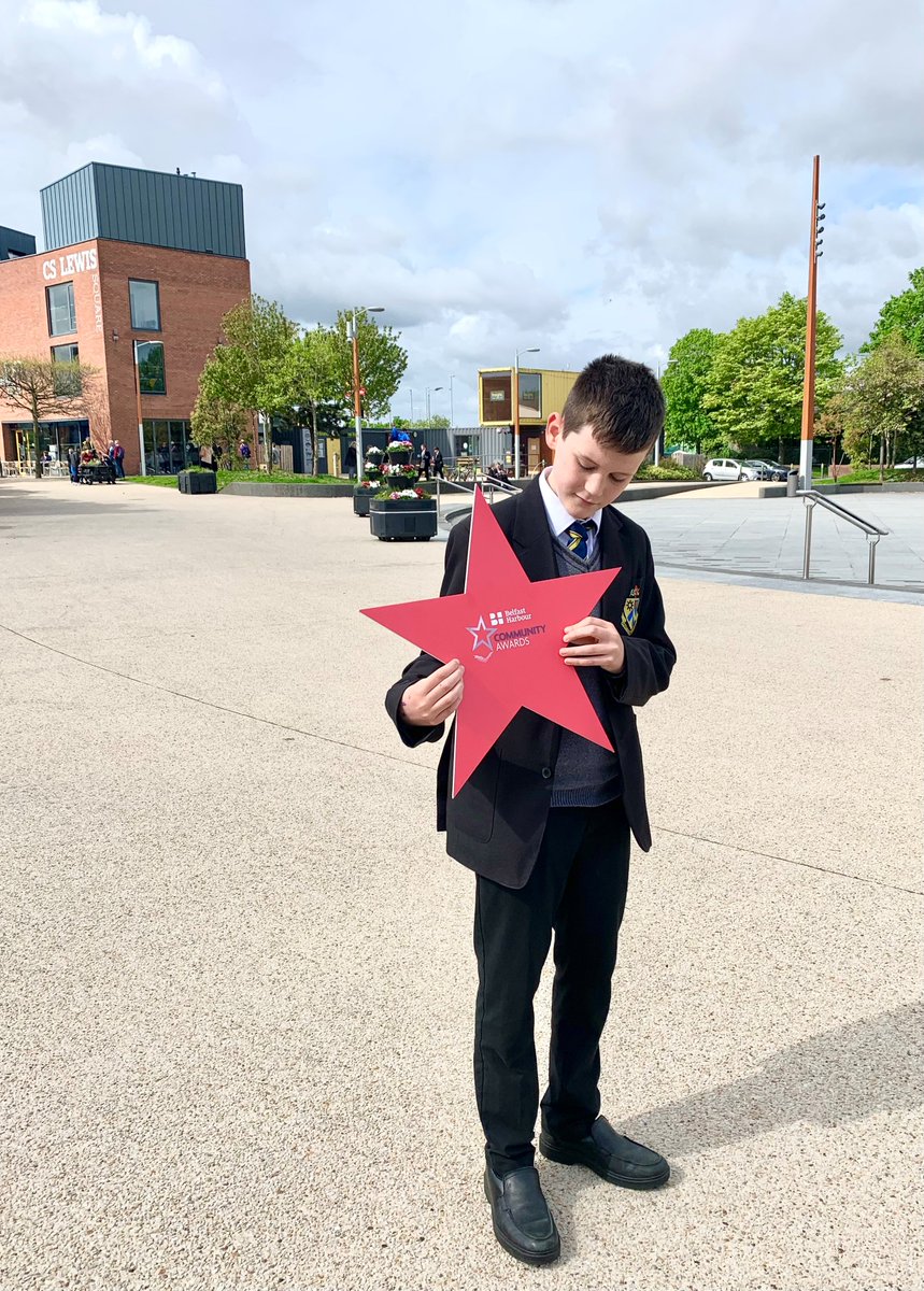's tweet image. We're with @EastSidePship &amp;amp; @ConnsGreenway at CS Lewis Sq today. Our Community Awards funding has supported their programme engaging local schools with outdoor education &amp;amp; the environment. Great to see young people enjoying learning outside 🌳