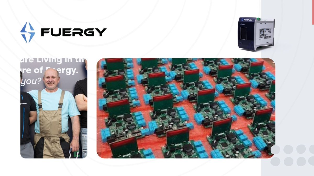 FUERGY's tweet photo. If something does not exist on the market, do it yourself! Just as we have developed our own #SoftwarePlatform, we build our own #ControlUnits from scratch. It is being crafted by our #CTO, Rastislav Kuba, and his team. Read more about this little box –> https://t.co/vUkFVft005 https://t.co/QlU6ICMsPW