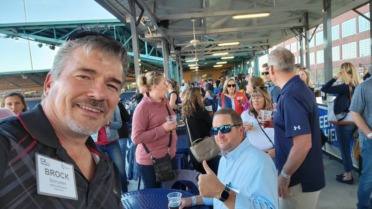 BrockStorrusten's tweet photo. Great night last night at the @DurhamBulls baseball game with the great, brilliant, thought #Leaders attending #CXps Conference! #fun #CX #community https://t.co/RwMgk98VV4