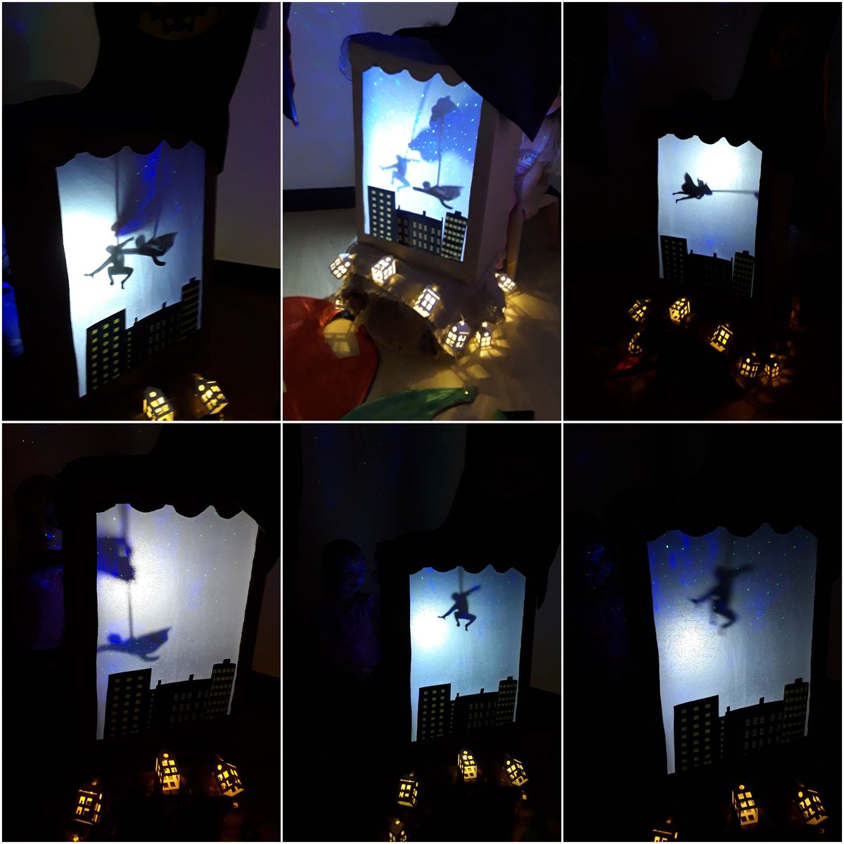 AshbridgeMaxy's tweet photo. Follow this thread for our superhero story dreaming studio session! Continuing & enhancing #Headghogs classroom learning topics through theatrical play, light and reflection @EYTalking @cosydirect @AshbridgeAteli1 @NDNAtalk #lightandshadowstudioatmaxy https://t.co/YbqUebJojj