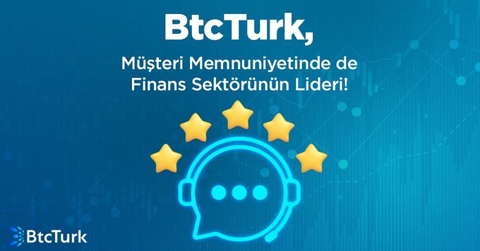 BtcTurkKripto's tweet photo. 🏆#BtcTurk müşteri memnuniyetinde de finans sektörünün lideri!

BtcTurk, dünyanın önde gelen müşteri hizmetleri servis sağlayıcısı Zendesk tarafından yapılan müşteri memnuniyeti araştırmasında, en iyi hizmet veren kuruluş olarak büyük bir başarıya imza attı. https://t.co/GnpWDFrJ6r