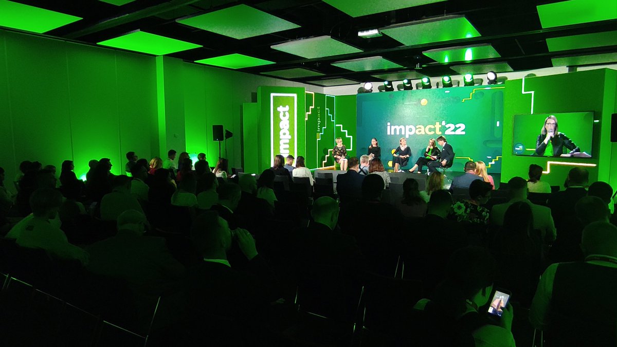 #EneaNaScenieImpact 🔴 Na @ImpactCEE ruszył panel 'Przejście na zieloną gospodarkę: wyzwania związane ze zmianami na rzecz zrównoważonego rozwoju', w którym uczestniczy @annalutek, dyr. Dep. PR i Komunikacji w @Grupa_Enea. #Impact22 #TransformacjaEnei #NaScenieImpact