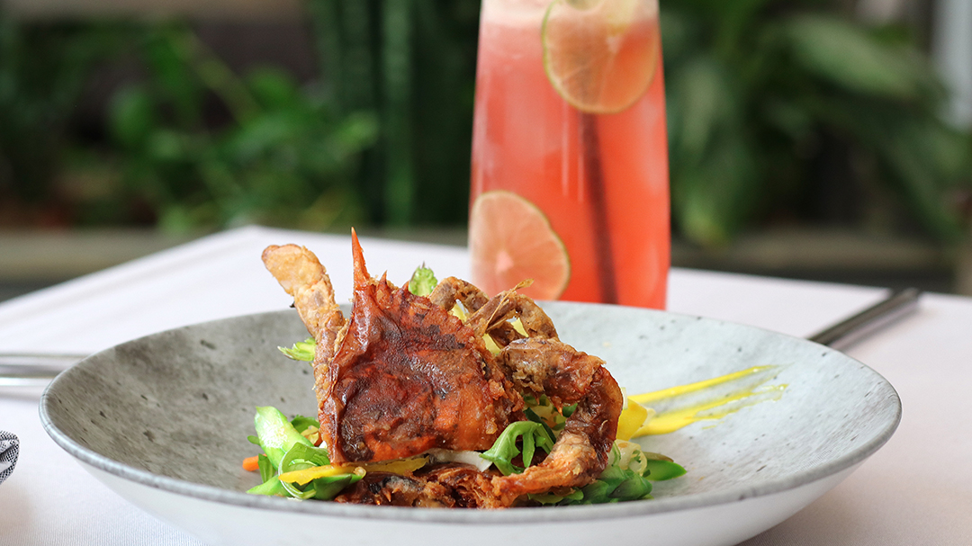 Get 'em before they're gone! Sautéed Soft Shell Crabs with Early Spring Asparagus Salad, Pickled Fennel, Saffron Aioli.

Make reservations here: ow.ly/M0nf50J4Cun #dceats