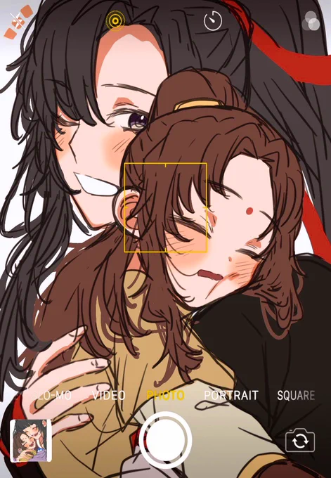 可愛い寝顔を写真に収めたい📸
#MDZS #魔道祖師 