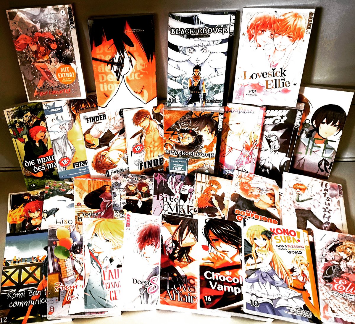 PresseComicShop's tweet photo. Die Manga Neuheiten von @TOKYOPOP_GmbH sind eingetroffen und bei uns online https://t.co/PMjwbK8O1J , sowie in unseren Geschäften Chemnitz Paul-Bertz-Str. 20 und Zwickau Magazinstr. 13-15 verfügbar. 😃

#manga #blackclover #finder #deepscar #hisohiso #relife #pressecomicshop https://t.co/wEVp1L0MRN