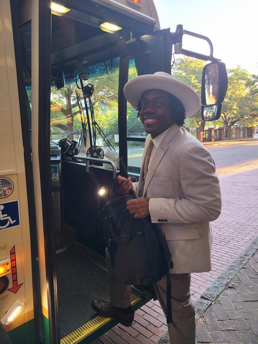 Marcel4Congress's tweet photo. #GetOnTheBus, where is Spike Lee, LOL? Speaking with citizens in my district about how transportation struggles poses extreme hardships for their lives in Charleston County #CHSTransit #MarcelForCongress #reparations. https://t.co/wSUgJcXHaW